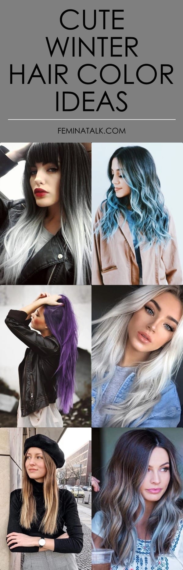 40 Cute Winter Hair Color Ideas To Copy In 2019 Feminatalk