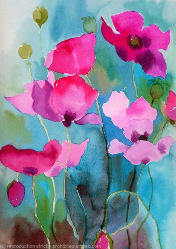 55 Very Easy Watercolor Painting Ideas For Beginners