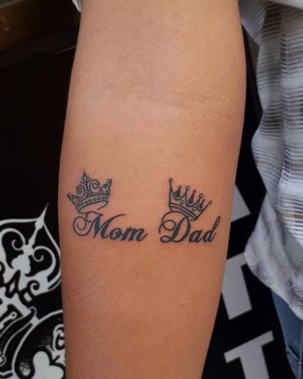 mom dad tattoo design  JB Tattoo Creation  Facebook