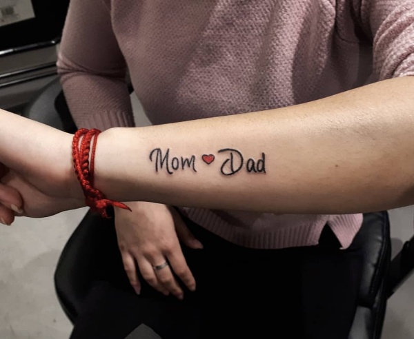 Mom Dad Tattoo on Hand  Easy Mom Dad Tattoo Design  Maa paa hand tattoo  Temporary pen tattoo  YouTube